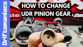 How To Change Traxxas UDR Pinion Gear [upl. by Asemaj]