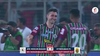 ATK Mohun Bagan beat Hyderabad FC 43 on penalties  SemiFinal 2 2nd Leg Hero ISL 202223 Playoffs [upl. by Monte947]