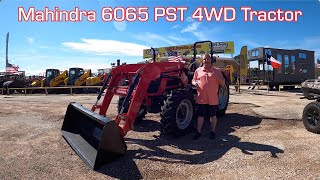 Mahindra 6000 Series 6065 PST 4WD Tractor With Front End Loader [upl. by Ltney826]