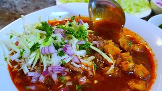 How to make Slow Cooker POZOLE ROJO easy [upl. by Auburta]