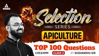 Top 100 Apiculture Questions  Allied Science for IBPS AFO UPSSSC AGTA Bihar BHO amp Other Exams [upl. by Tenn793]