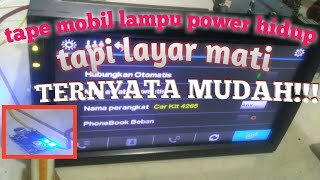 Servis tape HU mobil layar mati  IC kosong lalu di akal sendiri [upl. by Bathelda]