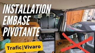 Installation embase pivotante sur traficvivaro LE LUXE [upl. by Lombardi]