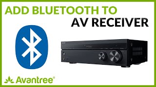 How to Add Bluetooth to Stereo Receiver  AV Receiver [upl. by Anbul]