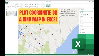 How to Plot Coordinates on a Map in Microsoft Excel [upl. by Enaoj]