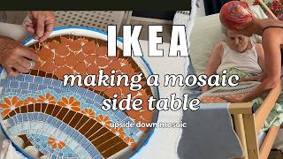 Surprising IKEA Gladom Table Mosaic Makeover [upl. by Gabriel981]