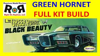 Green Hornets Black Beauty 132 Scale Polar Lights 876 Model Kit Full Build [upl. by Heddie]