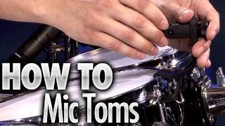 How To Mic Toms  Drum Lessons [upl. by Beniamino]