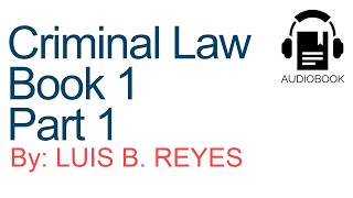 The Revised Penal Code  Criminal Law  Audiobook Reviewer [upl. by Silloc]