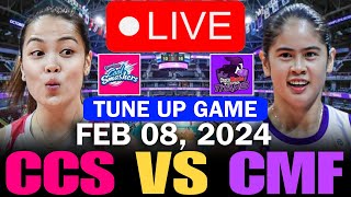 CREAMLINE VS CHOCO MUCHO 🔴LIVE TUNE UP GAME  FEBRUARY 8 2024 pvl2024 [upl. by Anilad159]