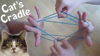 How to do Cats Cradle EASY Step by step with string [upl. by Christen]