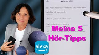 5 Tipps zum Hören mit dem Echo Dot und Alexa Für Senioren einfach erklärt [upl. by Aurlie591]