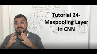 Tutorial 24 Max Pooling Layer In CNN [upl. by Gnaig]