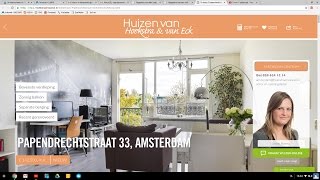 Te koop Papendrechtstraat 33 Amsterdam  Hoekstra en van Eck Makelaars  Méér Makelaar [upl. by Odraleba]