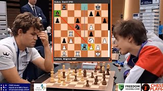 🎦 Carlsens magic vs Dubovs Briliance  Magnus Carlsen vs Daniil Dubov  World Rapid Teams 2024 [upl. by Nolat]