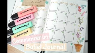 Bullet Journal  Faire ses premières pages même sans savoir dessiner [upl. by Jereme]