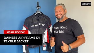 Dainese Air Frame D1 Jacket Gear Review customelements dainese [upl. by Eadwine]