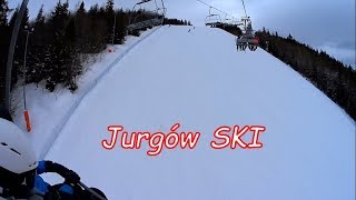 Narty Jurgów Ski  trasa narciarska czarna czerwona i niebieska Wideo relacja Jurgów [upl. by Sugirdor]