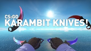 All CSGO Karambit Knives [upl. by Claribel]