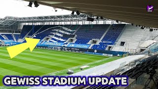 ALMOST COMPLETED New Gewiss Stadium Update Seat Installations Roof amp Prepare For Europa League [upl. by Ayekat]