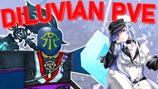 BEST BRICKWALL GRAN MAGE DILUVIAN PVE BUILD  Deepwoken PVE [upl. by Yazbak]