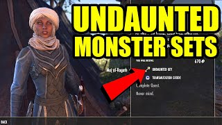 How to Get Undaunted Skill Line and Monster Sets in Elder Scrolls Online [upl. by Eixel745]