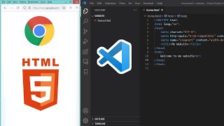 Run HTML Files using Visual Studio Code 2022 [upl. by Ragg]