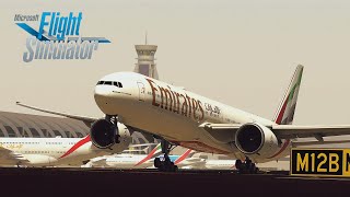 Microsoft Flight Simulator  Emirates PMDG 777300ER Flight DubaiShanghai [upl. by Stovall537]