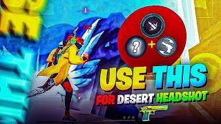 NEW Desert Eagle One Tap Headshot Trick🤯  Free Fire Me Headshot Kaise Mare🤔  MALIK FF [upl. by Sivle565]