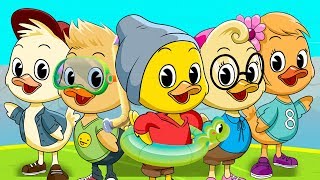 CINCO PATITOS  Canciones infantiles [upl. by Deenya]