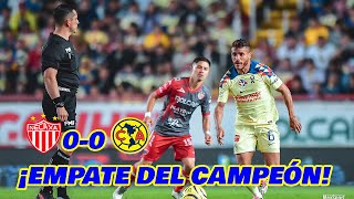 NECAXA LE SACA EL EMPATE A AMÉRICA LIGA MX CLAUSURA 2024 JORNADA 3  EN ZONA FUT [upl. by Enitsej]