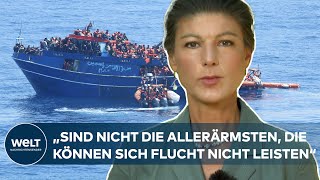 EXKLUSIV Wagenknecht  quotProblem der Armut nicht durch Migration lösbar  WELT Interview [upl. by Iel31]