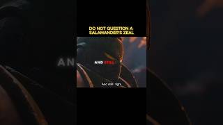 Dont question Salamanders Zeal  warhammer40kofficial warhammer40ktacticus warhammer40k shorts [upl. by Ailem]