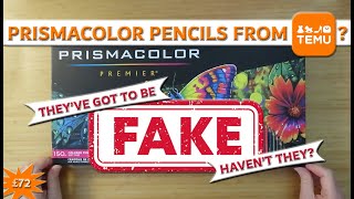 Fake Prismacolor Pencils From Temu [upl. by Aiken]