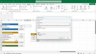 Excel  Gestionnaire de scénarios évaluer plusieurs hypothèses selon plusieurs variables [upl. by Zeitler]