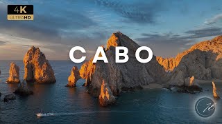 CABO SAN LUCAS MEXICO  4K UHD Cinematic Drone Footage  Ambient Electronic Upbeat Music [upl. by Marlen]