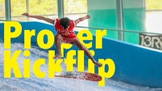 Proper Kickflip on the Flowrider [upl. by Isus]