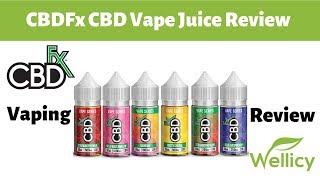 CBDFx CBD Vape Juice Review [upl. by Bartolome]