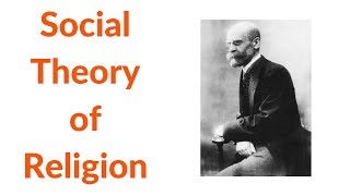 Emile Durkheim Social Theory of Religion in Hindi  Sociology [upl. by Ynafetse]