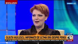 Lia Olguța Vasilescu anunț de ultimă oră despre pensii și salarii [upl. by Bil]