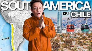 My FIRST TIME in SOUTH AMERICA  Ep1 Santiago 🇨🇱 CHILE [upl. by Anirrehs943]