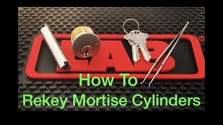 How to Rekey Mortise Cylinders [upl. by Rengaw]