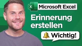 Automatische Erinnerung an Datum in Excel [upl. by Udella135]