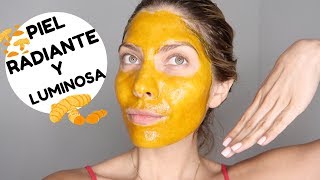 ADIÓS ACNÉ Y MANCHAS MASCARILLA DE CÚRCUMA PARA LAS ARRUGAS  DIY [upl. by Beaulieu]