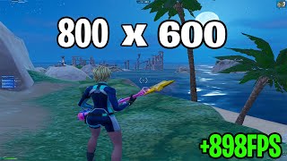 Stretched Resolution 800X600 FORTNITE CHAPTER 5 l RYZEN 5 l PERFOMANCE MODE l 1080P [upl. by Divaj]