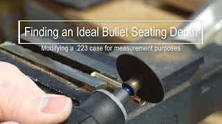 Finding an Ideal Bullet Seating Depth223 75gr BTHP [upl. by Esilegna]