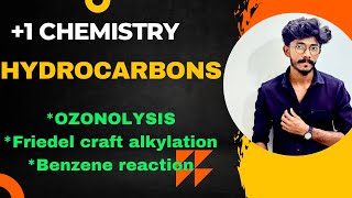 Plus one Chemistry Hydrocarbon  Ozonolysis Friedel craft reaction [upl. by Aguste]