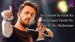 Bakhuda Tumhi Ho LYRICS  Atif aslam Alka Yagnik  Shahid amp Vidya  Pritam [upl. by Ailido]