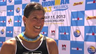 Lisa Hütthaler wins 2013 Ironman Mallorca 703 [upl. by Enived]