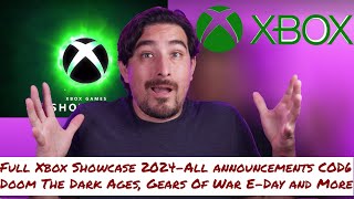 Xbox Games Showcase 2024  All announcements Doom The Dark Ages Gears Of War E Day COD 6 and More [upl. by Santoro]